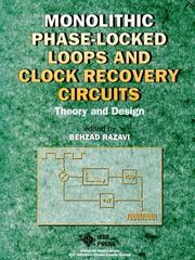 Cover of: Monolithic Phase-Locked Loops and Clock Recovery  Circuits: Theory and Design