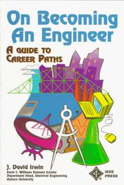 Cover of: On Becoming an Engineer: A Guide to Career Paths