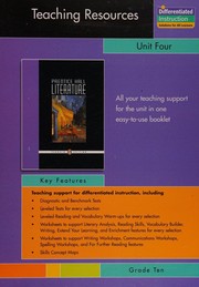 Cover of: Teaching Resources: Unit Four: Poetry by Prentice-Hall, inc.