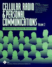 Cover of: Cellular Radio and Personal Communications: Advanced Selected Readings