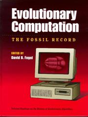 Cover of: Evolutionary Computation by David B. Fogel