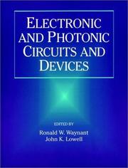 Cover of: Electronic and Photonic Circuits and Devices (Ieee Press Series on Microelectronic Systems)