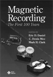 Cover of: Magnetic Recording by 