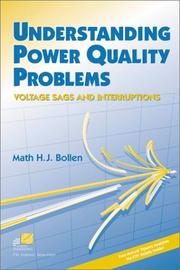 Understanding Power Quality Problems by Math H. J. Bollen