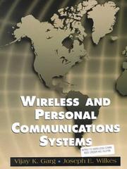 Cover of: Wireless and Personal Communications Systems by Vijay K. Garg, Joseph E. Wilkes