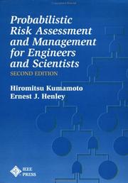 Cover of: Probablistic Risk Assessment and Management for Engineers and Scientists