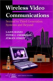 Cover of: Wireless Video Communications | Lajos Hanzo