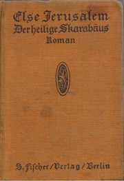 Cover of: Der heilige Skarabäus