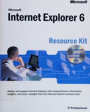 Cover of: Microsoft Internet Explorer 6 resource kit