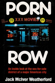 Cover of: Porn row by J. McIver Weatherford