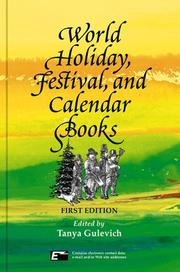 Cover of: World Holiday, Festival, and Calendar Books by Tanya Gulevich