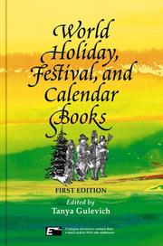 Cover of: World holiday, festival, and calendar books | 