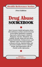 Cover of: Drug Abuse Sourcebook (Health Reference Series) by 