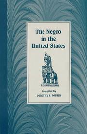 Cover of: The Negro in the United States by Dorothy Porter Wesley