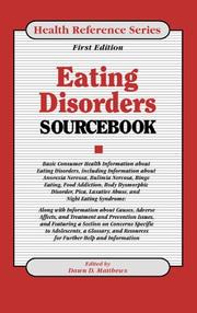 Cover of: Eating Disorders Sourcebook (Health Reference Series)