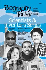 Cover of: Biography Today Scientists and Inventors Series by Cherie D. Abbey