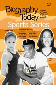Cover of: Biography Today: Sports Series (Biography Today Sports Series)
