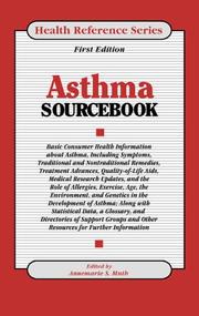 Cover of: Asthma Sourcebook by Annemarie S. Muth, Annemarie Muth