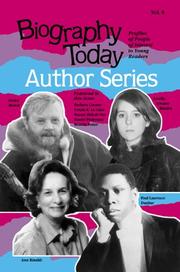 Cover of: Biography Today Author Series by 