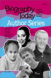 Cover of: Biography Today Author : Profiles of People of Interest to Young Readers (Biography Today Author Series, Volume 10)