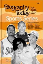 Cover of: Biography Today: Sports Series : Profiles of People of Interest to Young Readers (Biography Today Sports Series)