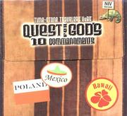 Cover of: Quest for God's 10 Commandments-NIV with Poster and CD (Audio) (Time-Stone Travelers)