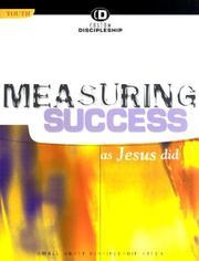 Cover of: Measuring Success As Jesus Did (Custom Discipleship) by Randy Southern