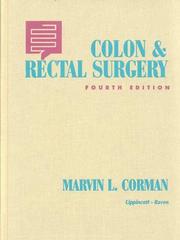 Cover of: Colon and rectal surgery by Marvin L. Corman