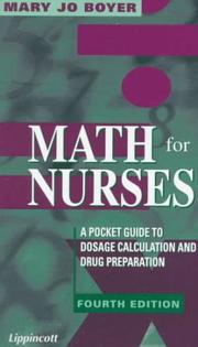 Math for nurses by Mary Jo Boyer