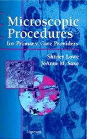 Cover of: A Microscopic Procedures for Primary Care Providers