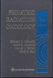 Cover of: Pediatric radiation oncology