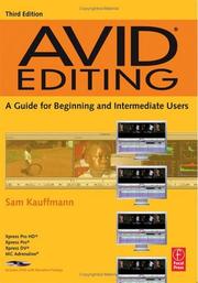 Cover of: Avid editing by Sam Kauffmann