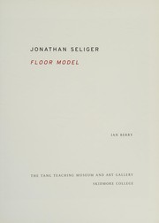 Cover of: Jonathan Seliger: floor model