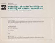 Cover of: Successful entrants: creating the capacity for survival and growth