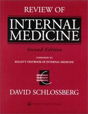 Cover of: Review of Internal Medicine | David R Schlossberg