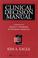 Cover of: Clinical Decision Manual