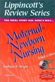 Cover of: Lippincott's Review Series, Maternal-Newborn Nursing by Barbara R. Stright