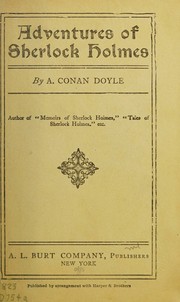 Cover of: Adventures of Sherlock Holmes