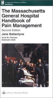 Cover of: The Massachusetts General Hospital Handbook of Pain Management