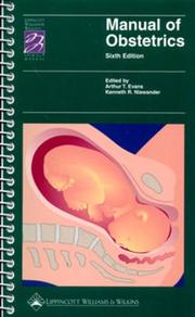 Cover of: Manual of Obstetrics (Spiral Manual Series)