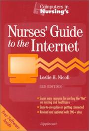 Cover of: Computers in Nursing