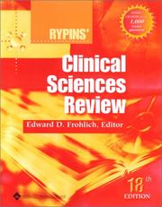 Cover of: Rypins' Clinical Sciences Review by 