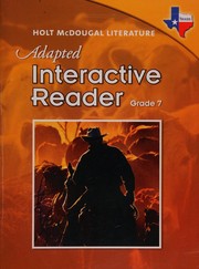 Cover of: Holt McDougal Literature: Adapted Interactive Reader: Grade 7