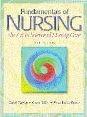 Cover of: Procedure Checklists to Accompany Fundamentals of Nursing by Carol Taylor, Helen Taylor, Lillis