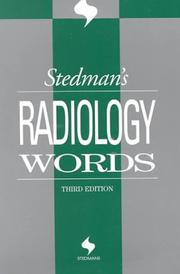 Cover of: Stedman's Radiology Words by Williams & Wilkins, Stedmans
