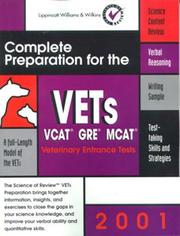 Cover of: VETS: Complete Preparation for the Veterinary Entrance Tests by Aftab S. Hassan