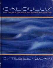 Cover of: Calculus from graphical, numerical, and symbolic points of view by Arnold Ostebee