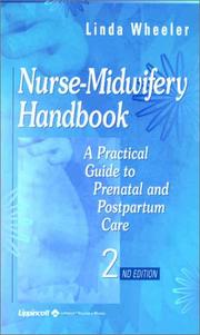Cover of: Nurse-Midwifery Handbook: A Practical Guide to Prenatal and Postpartum Care