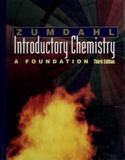 Cover of: Introductory chemistry: a foundation