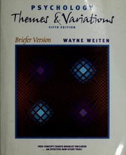 Cover of: Psychology: themes and variations : briefer version